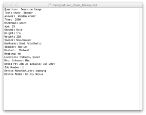 VVV Data Collection Metadata